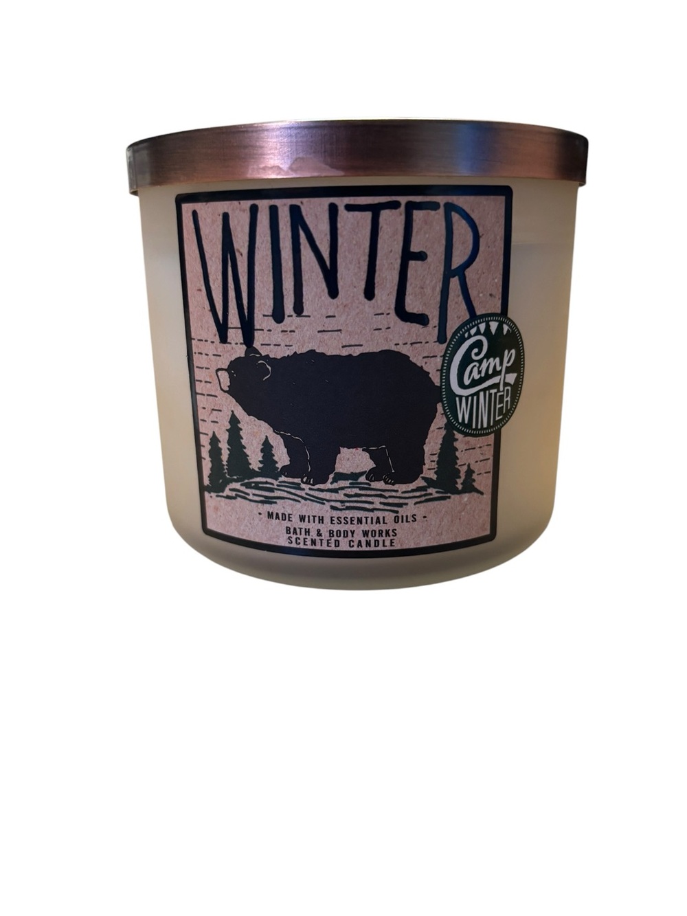 Bath & Body Works Camp Winter 3-Wick Scented Candle - Winter